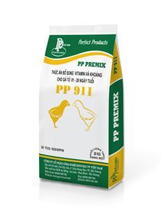 PP 911 - Thức ăn bổ sung vitamin và khoáng cho gà thịt từ 1 - 28 ngày tuổi