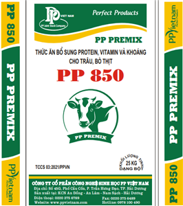 PP 850 - Thức ăn bổ sung protein, vitamin và khoáng cho trâu bò thịt