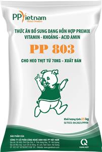 PP 803 - Thức ăn bổ sung protein, vitamin và khoáng cho heo thịt giai đoạn từ 70kg - XC