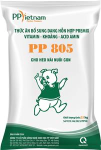 PP 805 - Thức ăn bổ sung protein, vitamin và khoáng cho heo nái nuôi con