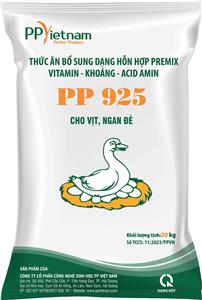 PP 925 - Thức ăn bổ sung vitamin và khoáng cho ngan, vịt đẻ